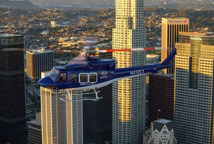 Subaru Bell 412 EPX sobre Los Ángeles