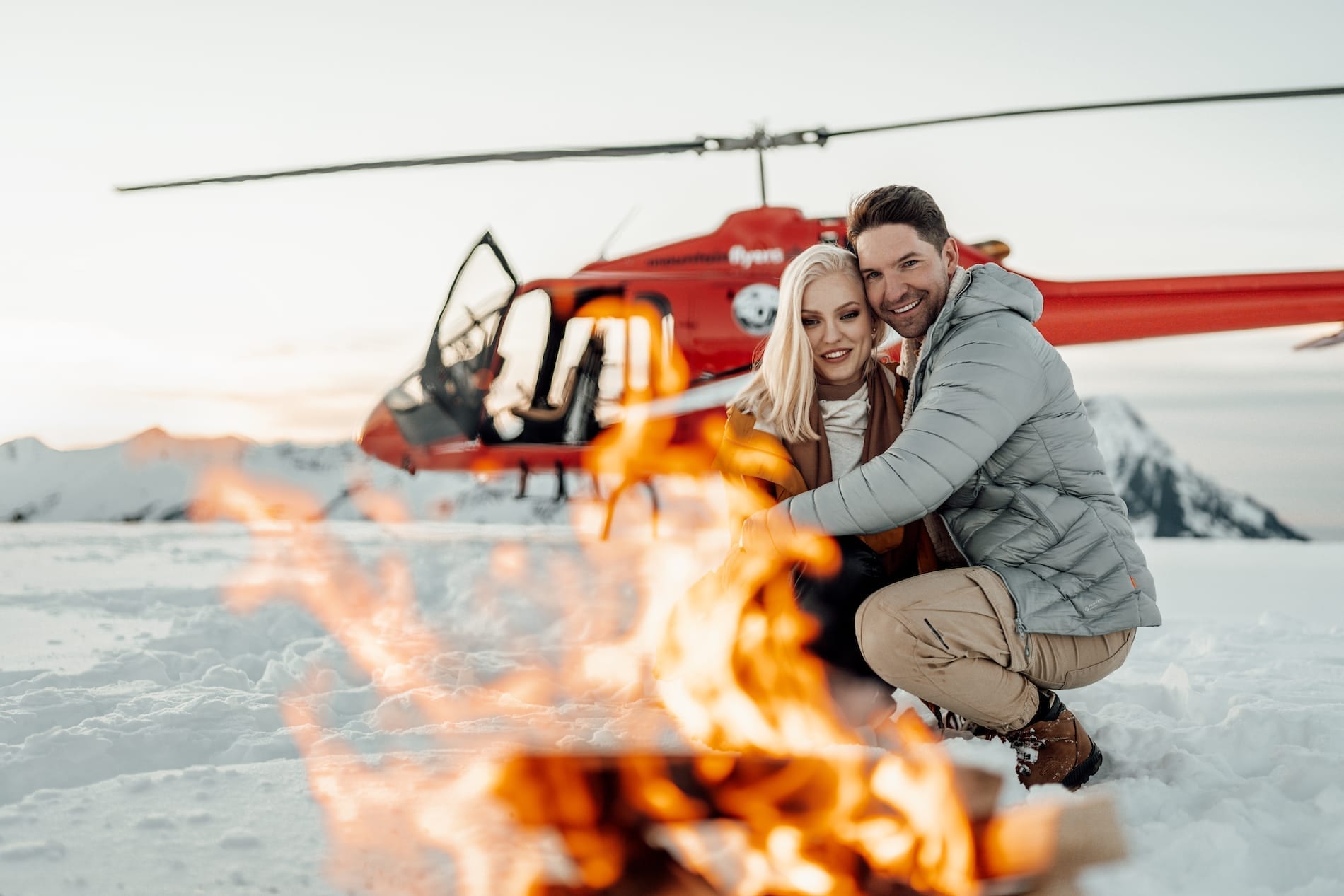 Estilo de vida suizo con el Bell 505