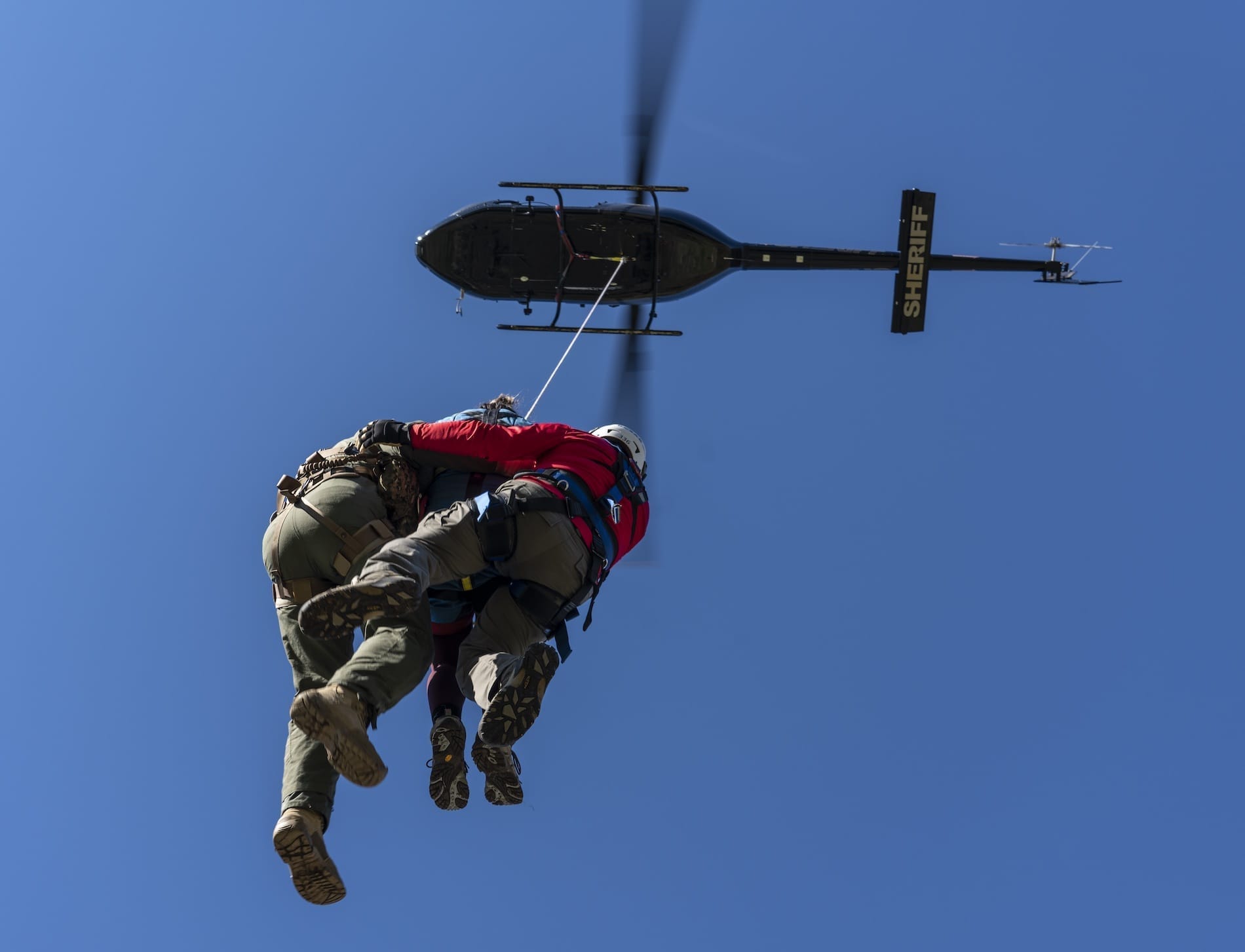 Demostración de rescate de alguacil del condado de Butte-1