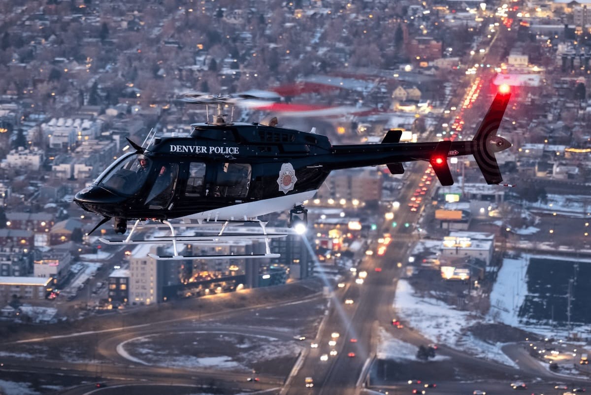 Imagen de la unidad de aviación policial